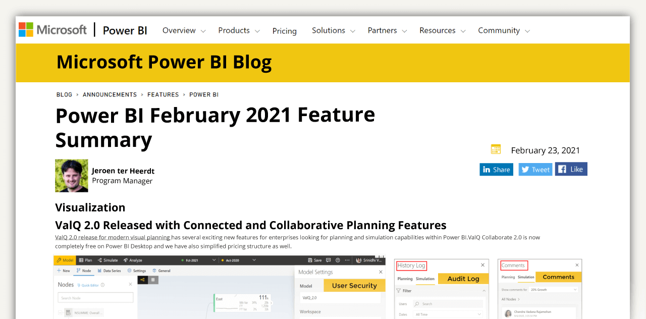 ValQ 2.0 Released with Connected and Collaborative Planning Features | ValQ